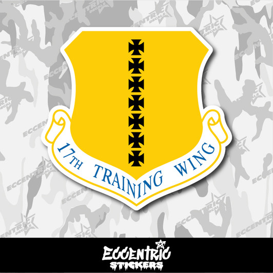 US Air Force 17th Training Wing Vinyl Sticker