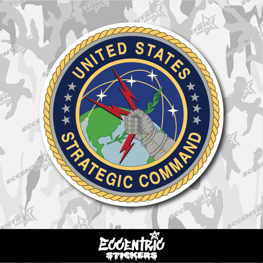 United States Strategic Command (USSTRATCOM) Vinyl Sticker