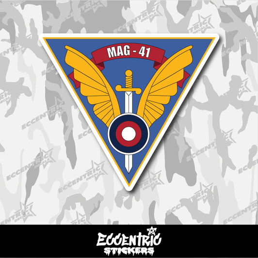 Marine Aircraft Group 41 (MAG-41) Vinyl Sticker