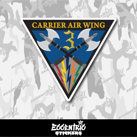 US Navy Carrier Air Wing Three (CVW-3) Vinyl Sticker