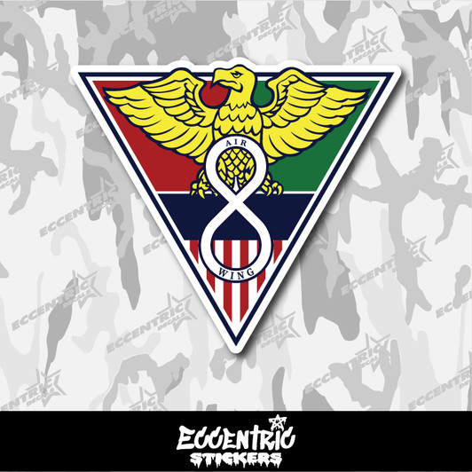 US Navy Carrier Air Wing Eight (CVW-8) Vinyl Sticker