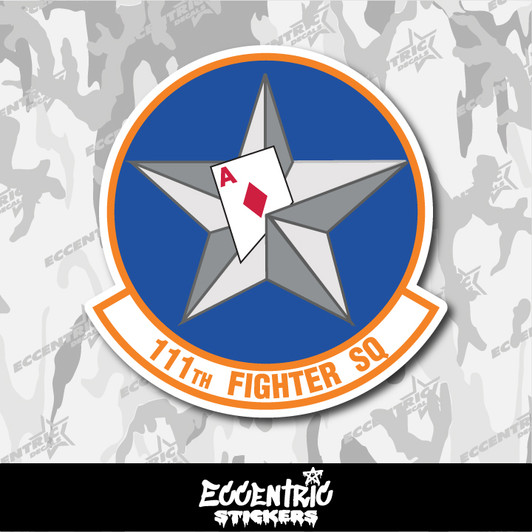 Air National Guard 111th Fighter Squadron (111 FS) Vinyl Sticker