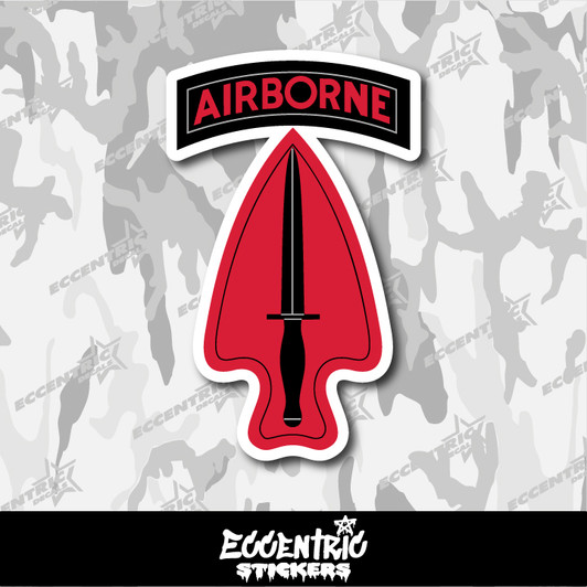US Army 1st Special Forces Operational Detachment–Delta (Airborne) Vinyl Sticker