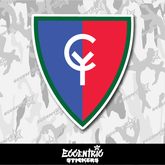 US Army 38th Infantry Division Vinyl Sticker