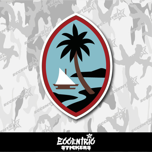 Guam Army National Guard Vinyl Sticker