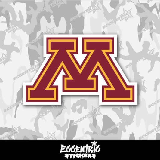 Minnesota Golden Gophers Vinyl Sticker