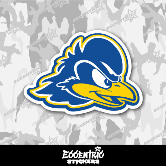 Delaware Fightin' Blue Hens Vinyl Sticker