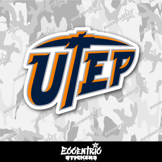 UTEP Miners Vinyl Sticker