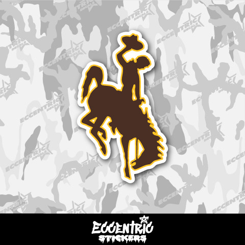 Wyoming Cowboys Vinyl Sticker