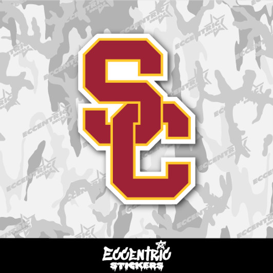 USC Trojans Vinyl Sticker
