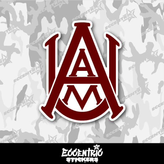 Alabama A&M Bulldogs Vinyl Sticker