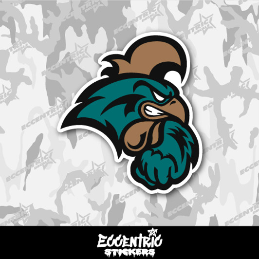 Coastal Carolina Chanticleers Vinyl Sticker