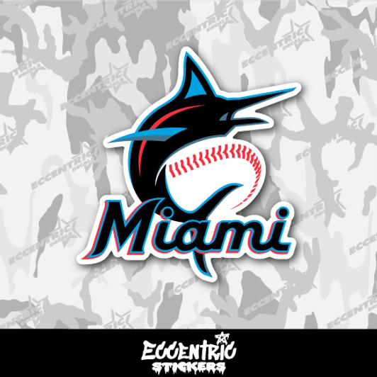 Miami Marlins Vinyl Sticker