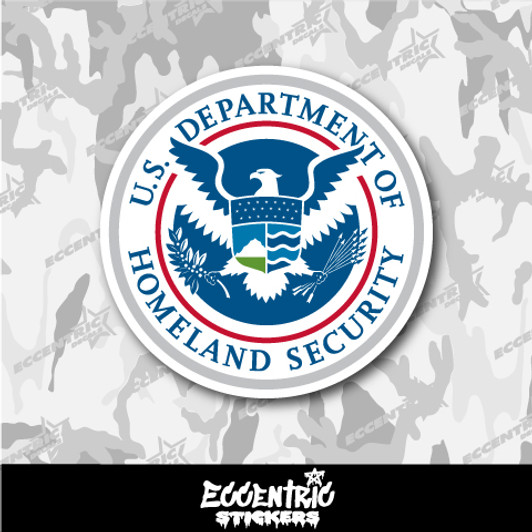 U.S. Department of Homeland Security Vinyl Sticker