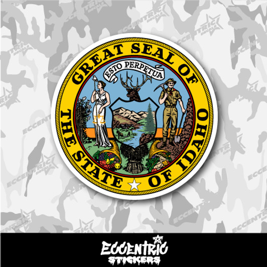 Idaho State Seal Vinyl Sticker