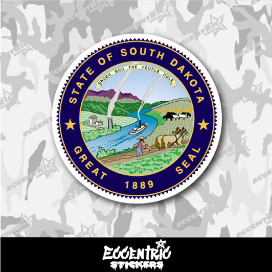 South Dakota State Seal Vinyl Sticker