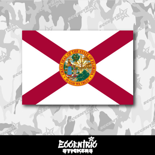 Florida State Flag Vinyl Sticker