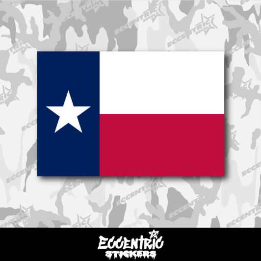 Texas State Flag Vinyl Sticker