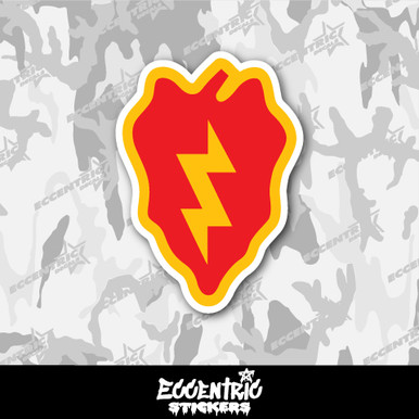 25th Infantry Division Vinyl Sticker - Eccentric Stickers