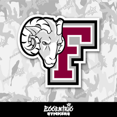 Fordham Rams Vinyl Sticker - Eccentric Stickers