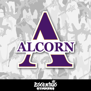 Alcorn State Braves Vinyl Sticker - Eccentric Stickers