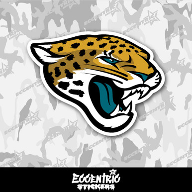 Jacksonville Jaguars - Metallic Die Cut Vinyl Sticker at Sticker Shoppe