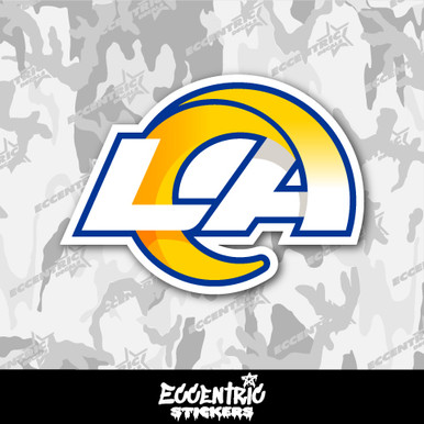 Los Angeles Rams Vinyl Sticker - Eccentric Stickers