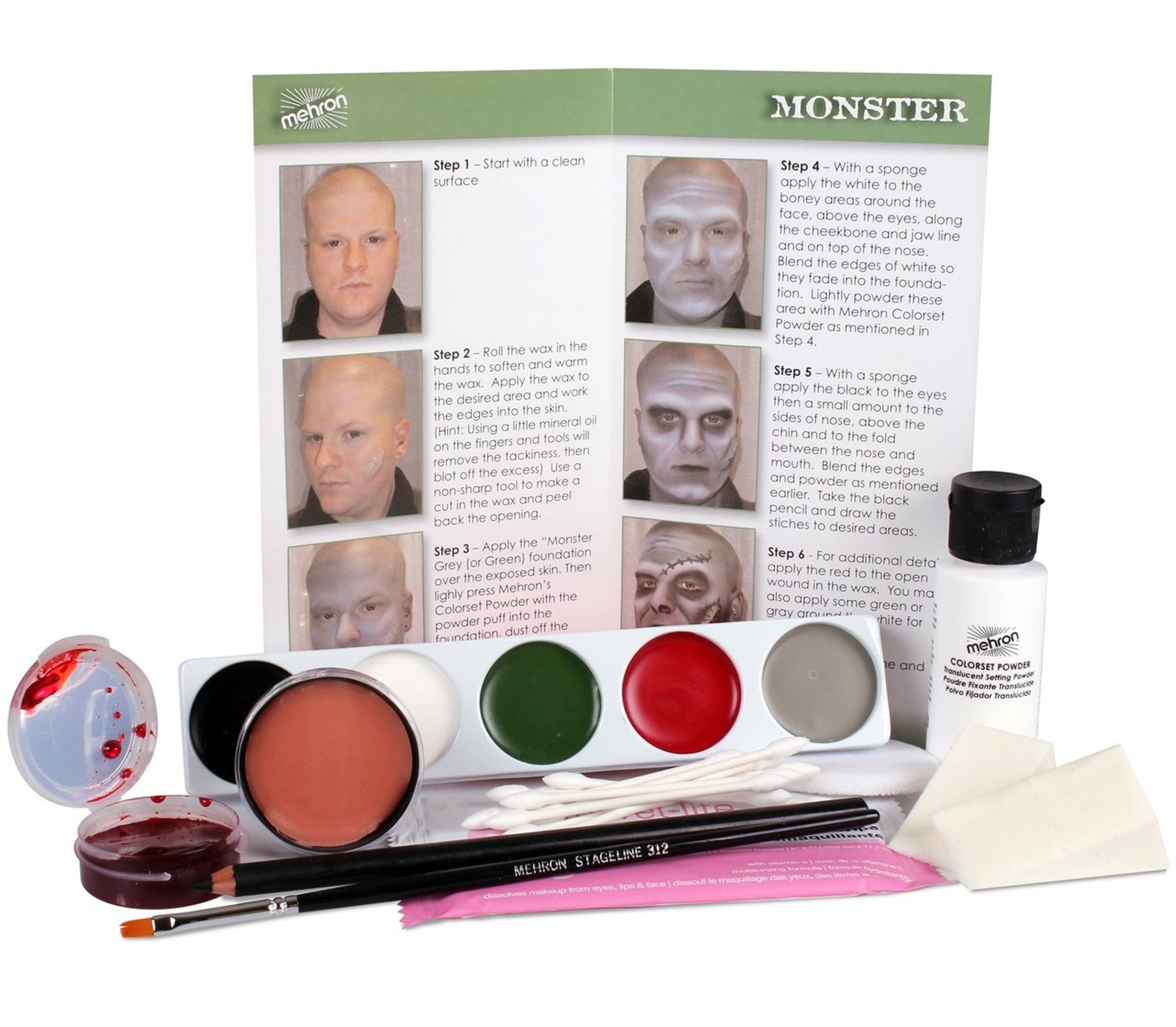 powder puff makeup kit