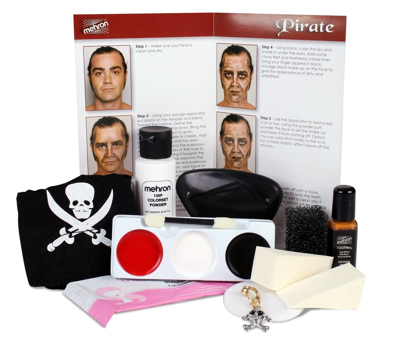 Pirate Premium Character Makeup Kit Shop Hollywood Lights