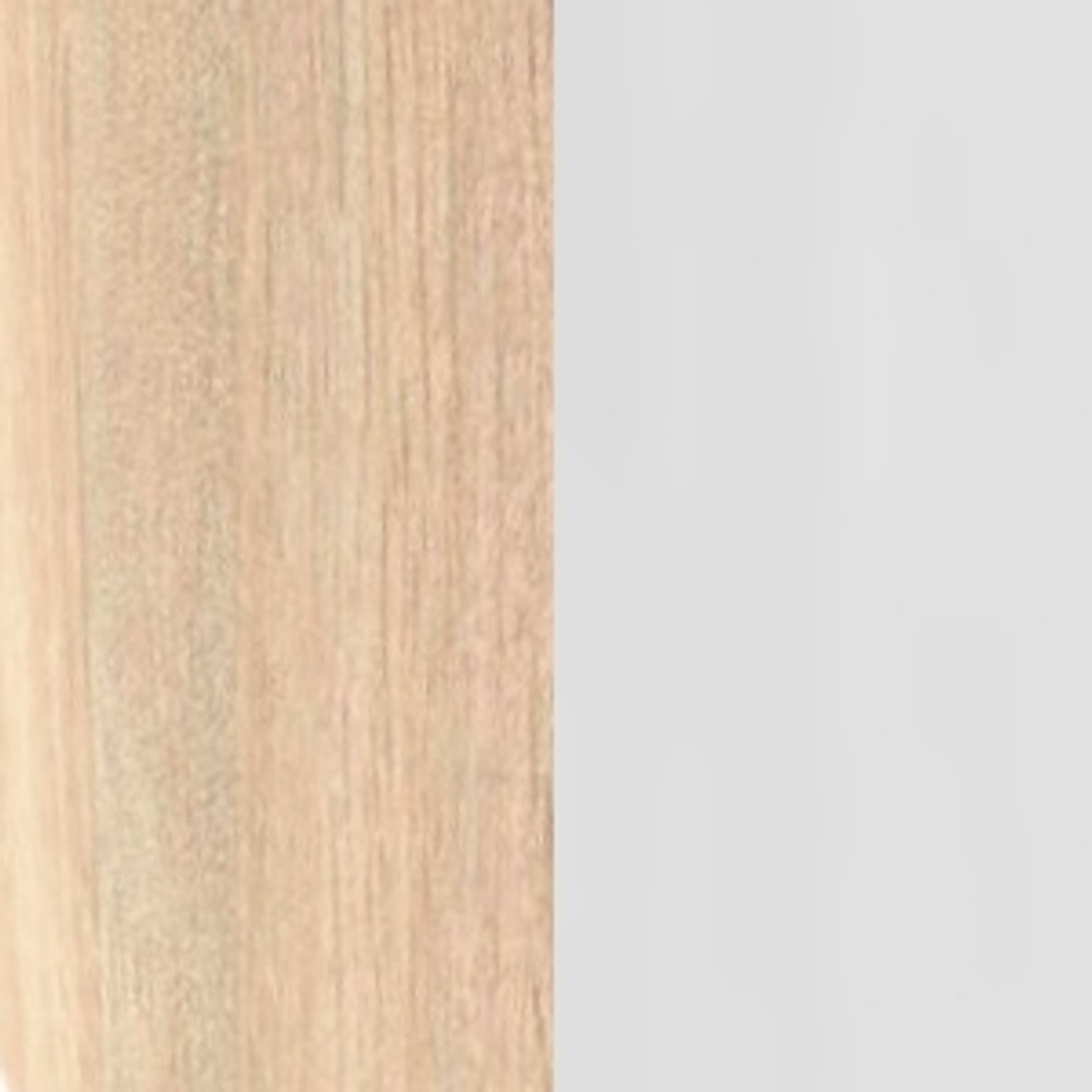 Porcelain/Oak colour