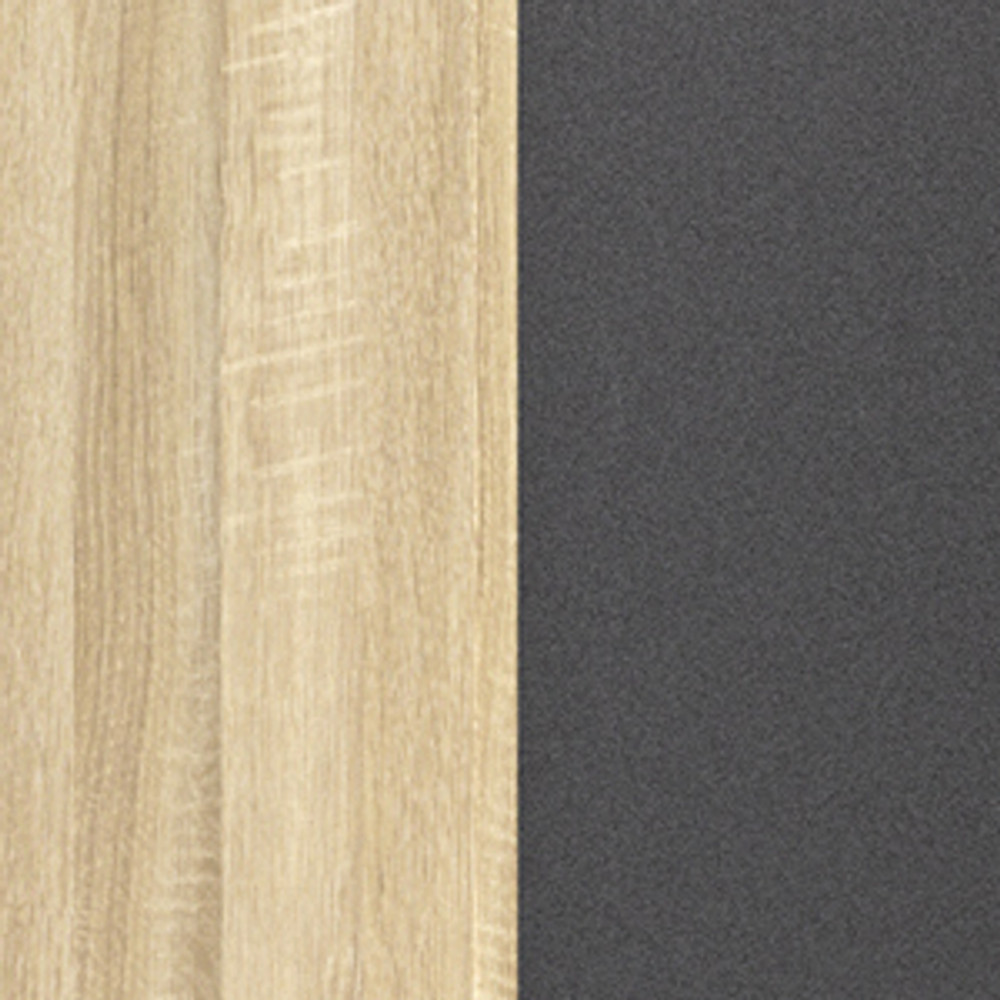 Sonoma Oak / Metallic Grey colour