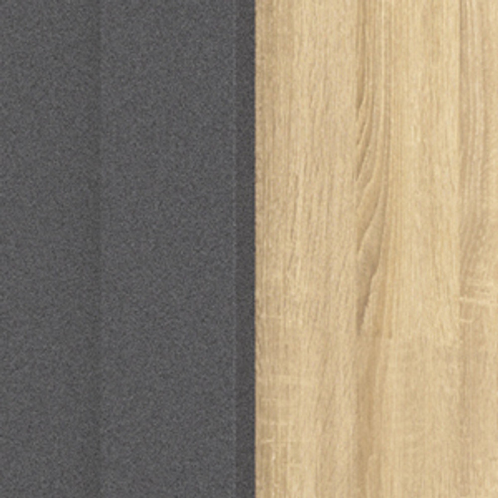Metallic Grey / Sonoma Oak colour