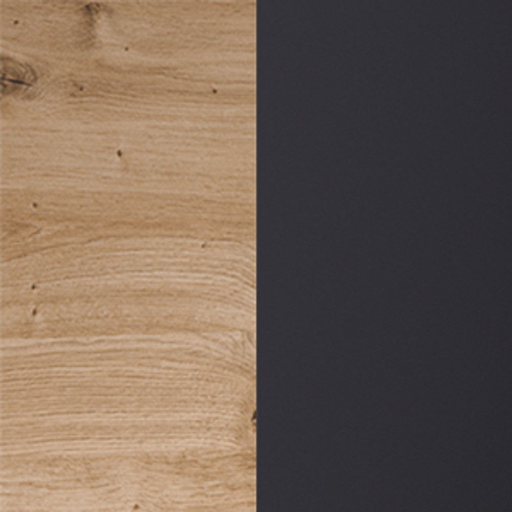 Graphite / Bianco Oak colour