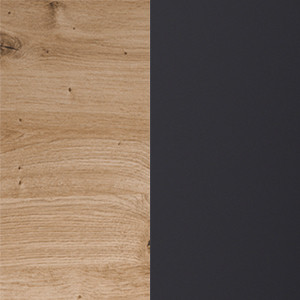 Graphite / Bianco Oak colour