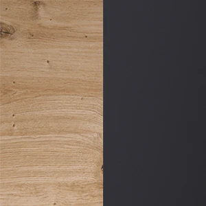 Graphite / Bianco Oak colour