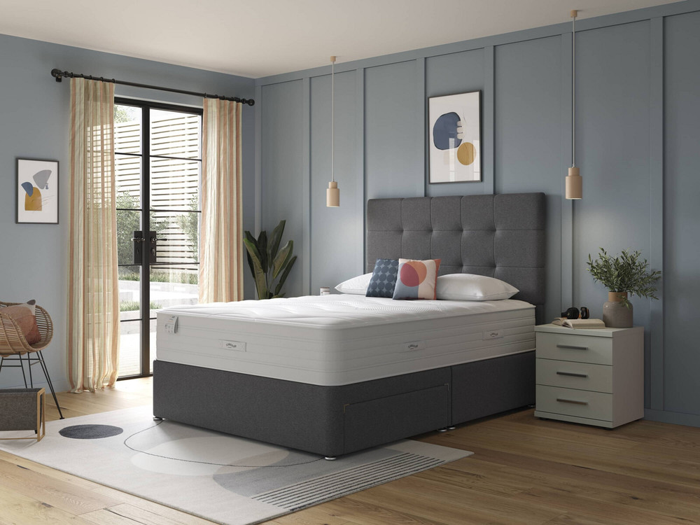 Slumberland Air 6.0 Memory Divan Bed Set Bensons for Beds