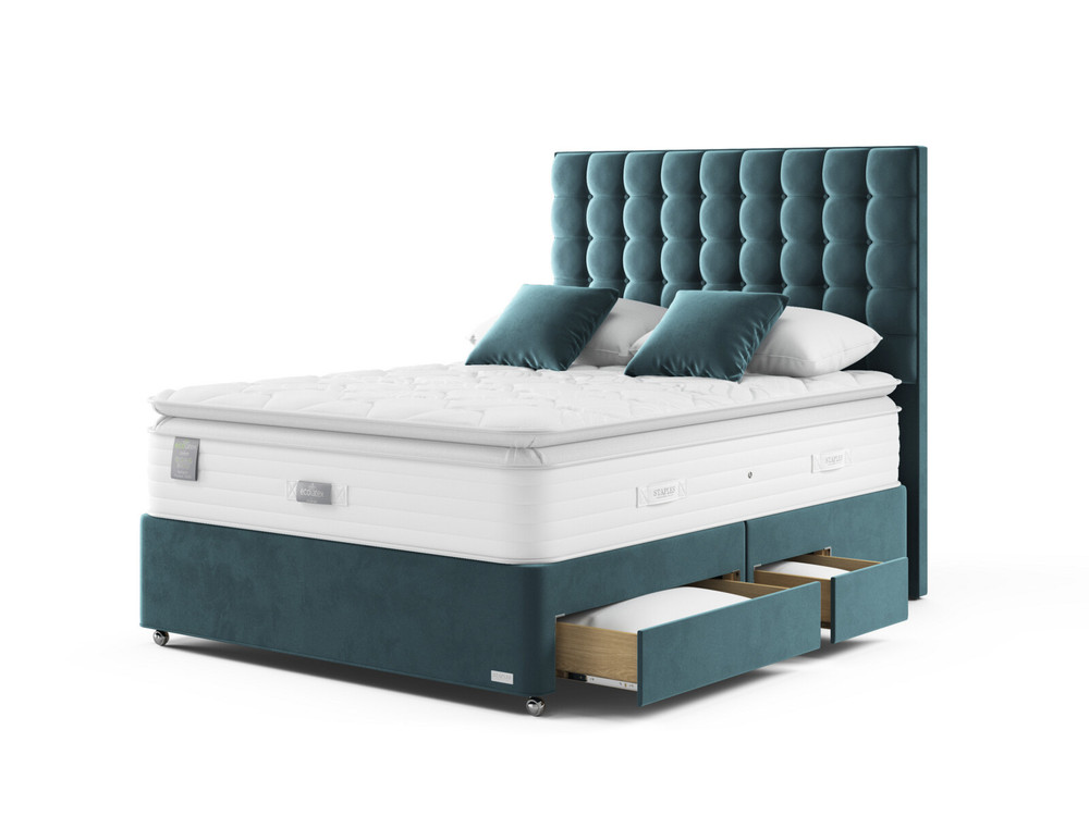 Staples and Co Refresh Eco Latex Pocket 3000 Divan Bed Set Bensons for Beds