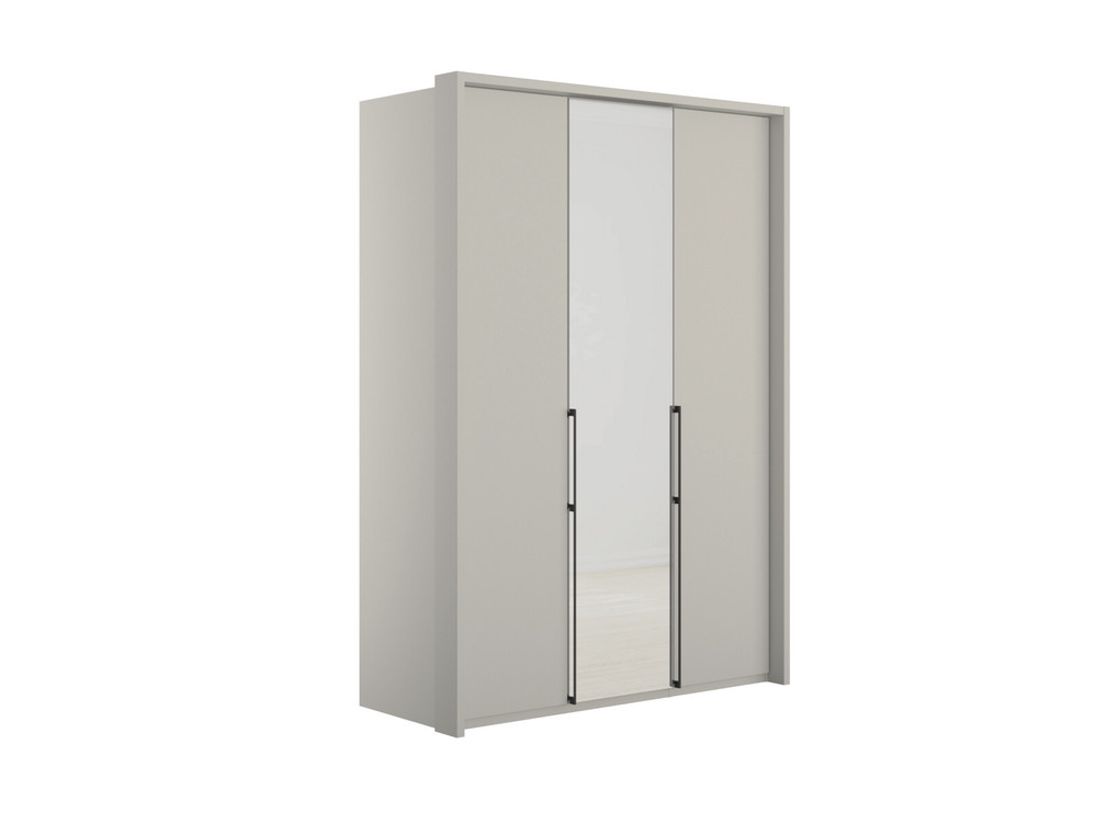 Emden 3 Door 1 Mirror Hinged Wardrobe Bensons for Beds