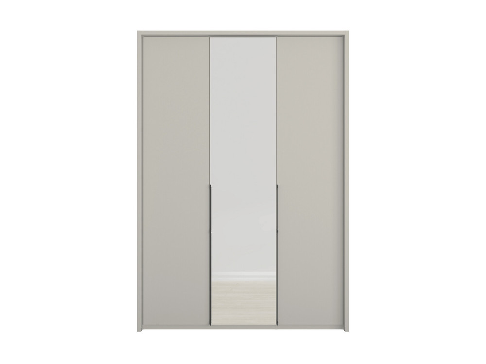 Emden 3 Door 1 Mirror Hinged Wardrobe Bensons for Beds