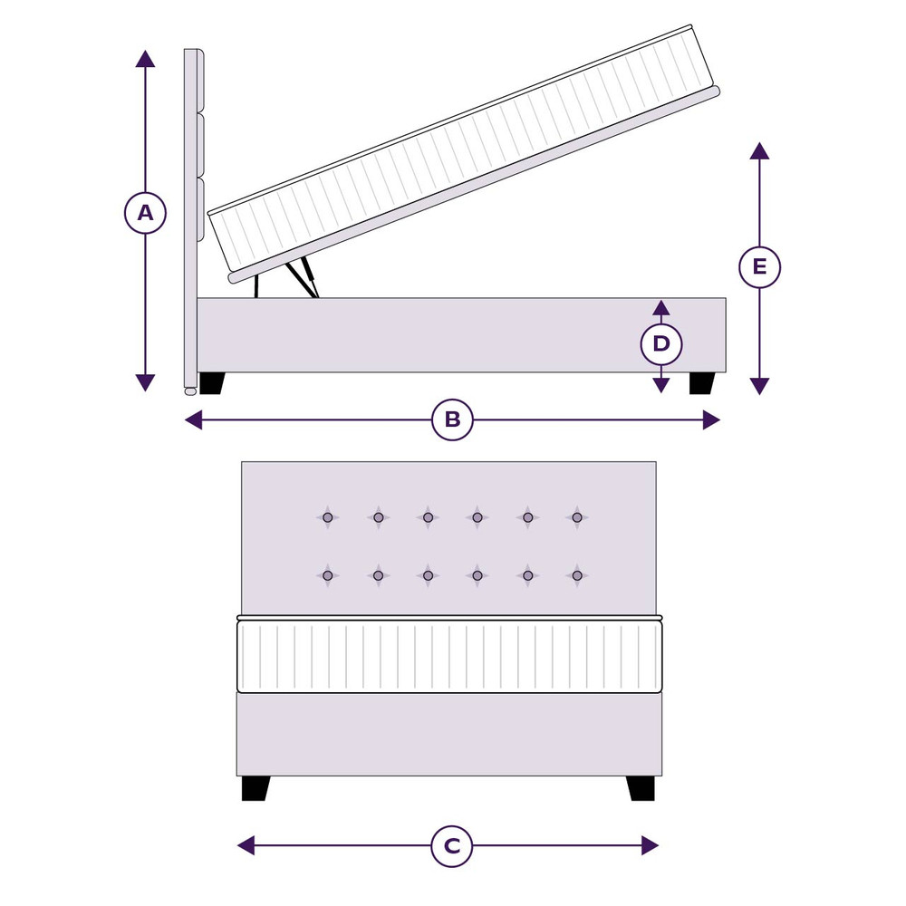 Tamara Ottoman Bed Frame