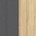 Metallic Grey / Sonoma Oak