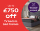 £500 off tv beds and bed frames 