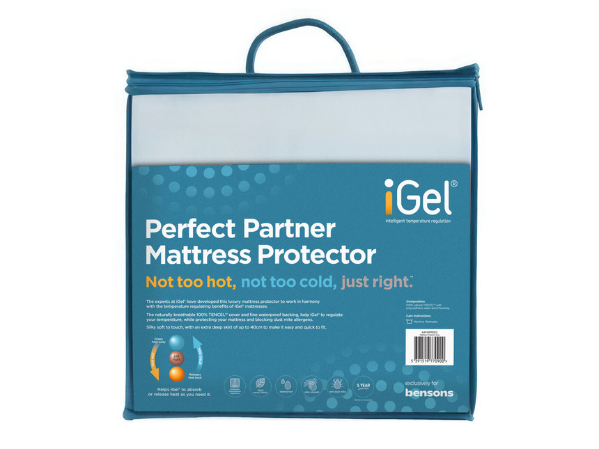 iGel Perfect Partner Mattress Protector Bensons for Beds