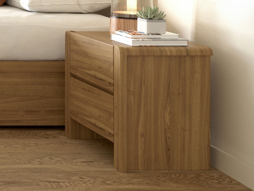 Hip Hop 2 Drawer Bedside Table Bensons for Beds