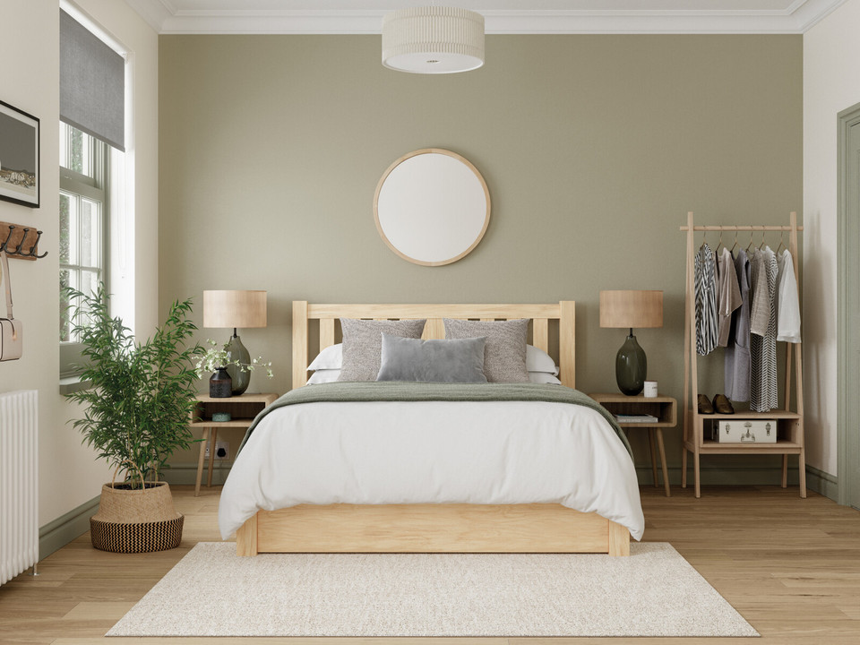 Edgemont Ottoman Wooden Bed Frame Bensons for Beds