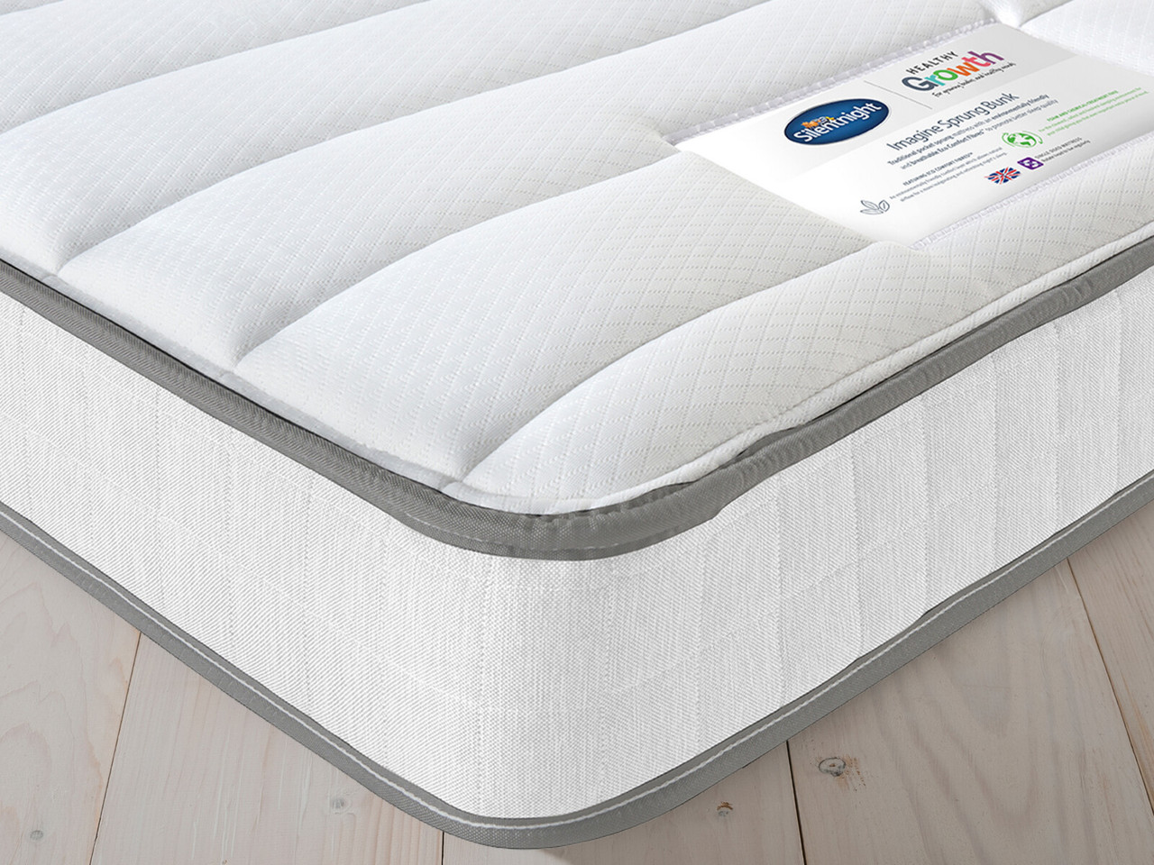 Silentnight Healthy Growth Bunk Mattress Single White