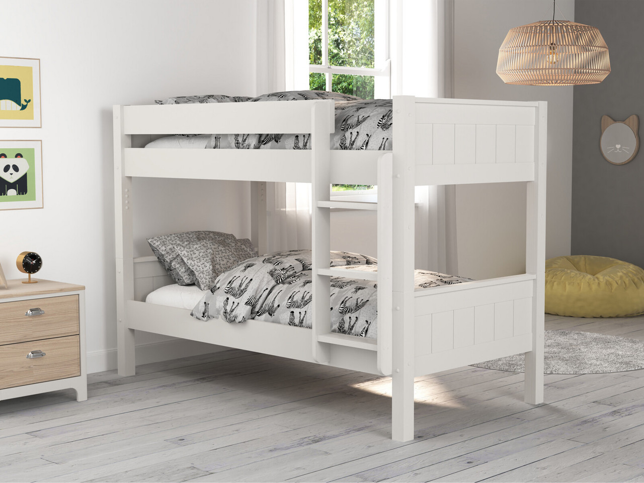 Meadow Compact Bunk Bed Single Grey