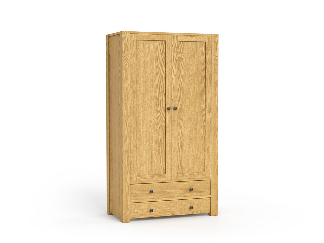 Edgemont 2 Door Hinged Wardrobe 2 Door Hinged Natural Oak