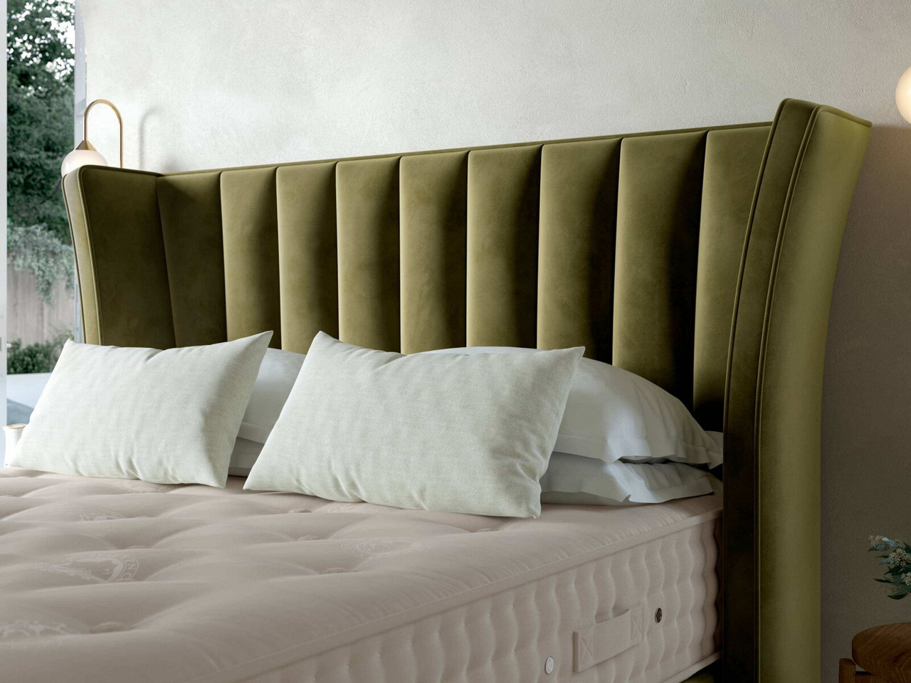 Staples And Co Exquisite Full Length Headboard Super King Bespoke Teal