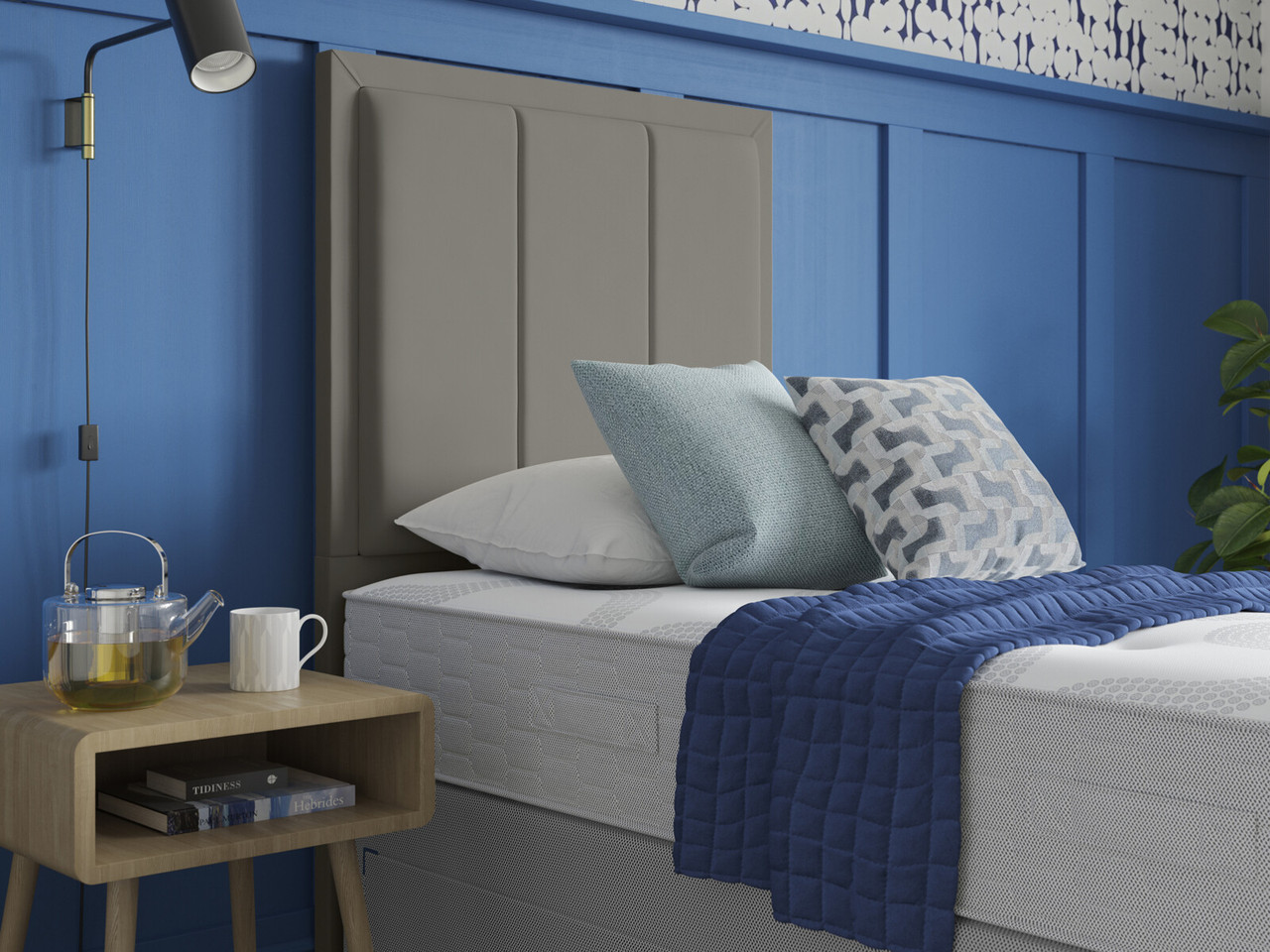 Meyer Floorstanding Headboard Small Double Opulence Granite